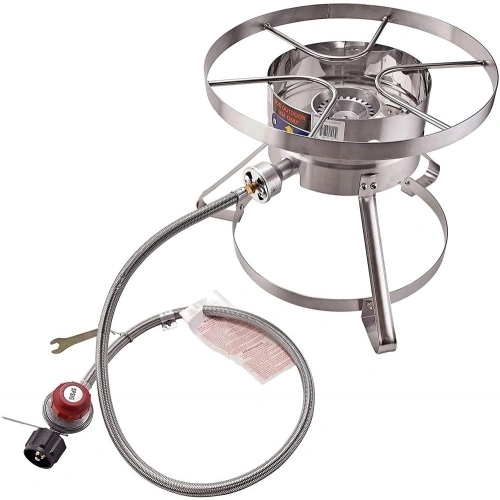 Portable Camping Stove 7500 BTU Propane Tank Outdoor Cooking